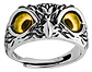 Anillo Argolla Vintage Búho Ojos Color Plata Mujer Hombre - Miniatura 28