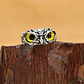 Anillo Argolla Vintage Búho Ojos Color Plata Mujer Hombre - Miniatura 29