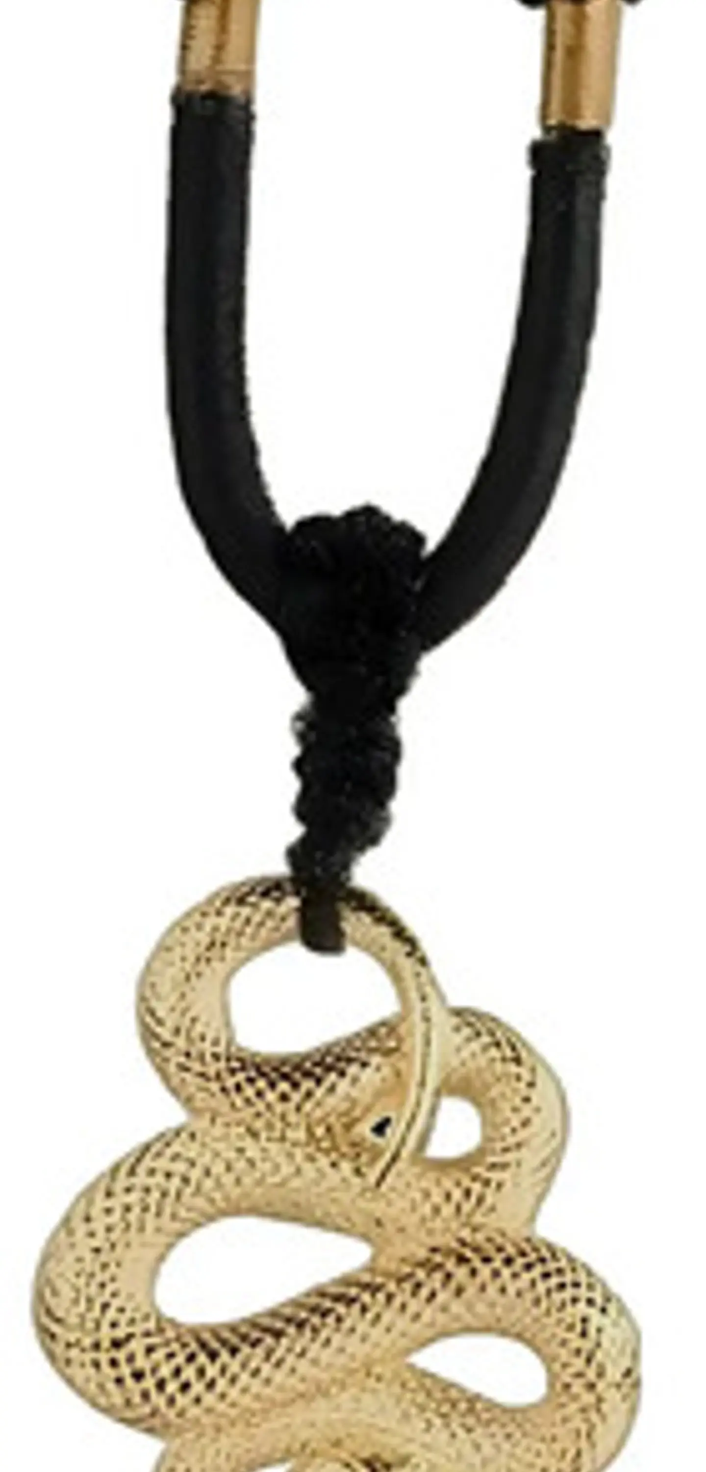 Collar Cadena Dije Serpiente Acero Color Oro/plata Hombre 1