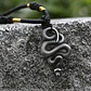 Collar Cadena Dije Serpiente Acero Color Oro/plata Hombre - Miniatura 6