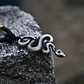 Collar Cadena Dije Serpiente Acero Color Oro/plata Hombre - Miniatura 7