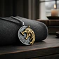 Collar De Acero Para Hombres Dije Geralt Lobo The Witcher  - Miniatura 4