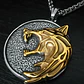 Collar De Acero Para Hombres Dije Geralt Lobo The Witcher  - Miniatura 7