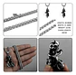 Collar Para Hombre Y Mujer Dije Motocicleta Calavera Craneo Plateado - Miniatura 2