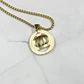 Colla Dije Rey Corona Hip Hop Acero Color Oro Hombre Mujer - Miniatura 3