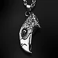 Collar Dije Cabeza Águila Acero Color Plata Hombre Y Mujer Plateado - Miniatura 2