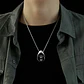 Collar Dije Calavera Cráneo De Acero Color Oro Para Hombre  - Miniatura 8