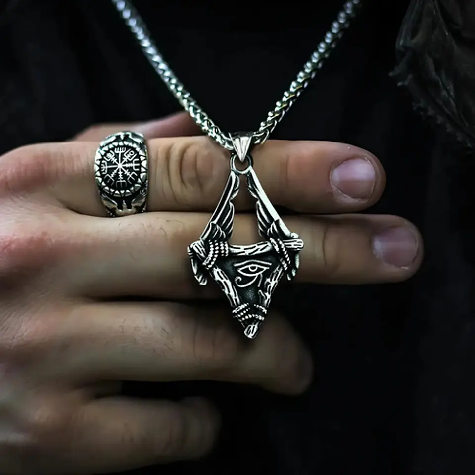 Collar Para Hombre Y Mujer Con Amuleto Ojo De Horus Egipcio 4
