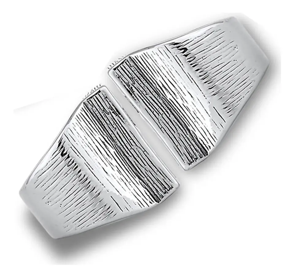 Anillo Grande Acero Color Plata Cruz Religioso Para Hombre 4