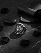 Anillo Acero Color Plata Vikingo Cabeza De Lobo Para Hombre - Miniatura 7