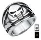 Anillo The Punisher Acero Color Plata Cráneo Calavera Hombre - Miniatura 1