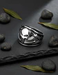 Anillo The Punisher Acero Color Plata Cráneo Calavera Hombre - Miniatura 6