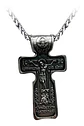Collar Dije Cruz John Wick Ortodoxa Color Plata Para Hombre  - Miniatura 18