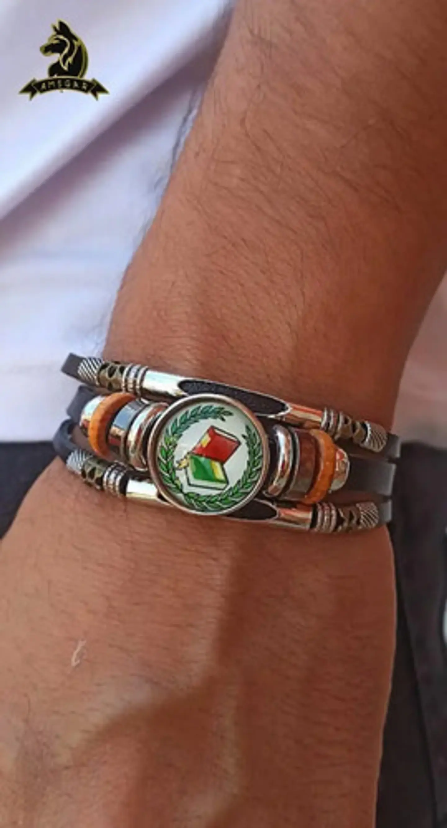 Pulsera Manilla Cuero Docente Profesor Para Hombre Y Mujer 2