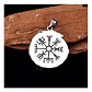 Collar Dije Brújula Valknut Vikingo Acero Color Plata Hombre - Miniatura 7