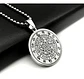 Collar Dije Simbolo Sigil Acero Color Plata Hombre Y Mujer - Miniatura 2