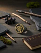 Anillo Acero Color Plata Vikingo Valknut Nórdico Para Hombre - Miniatura 5