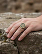 Anillo Acero Color Plata Vikingo Valknut Nórdico Para Hombre - Miniatura 10