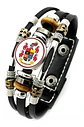 Pulsera Manilla Cuero Profesión Militar Ejercito Para Hombre - Miniatura 1