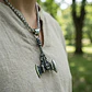 Collar Vikingo En Acero Para Hombre Mujer Dije Hacha Cráneo - Miniatura 9