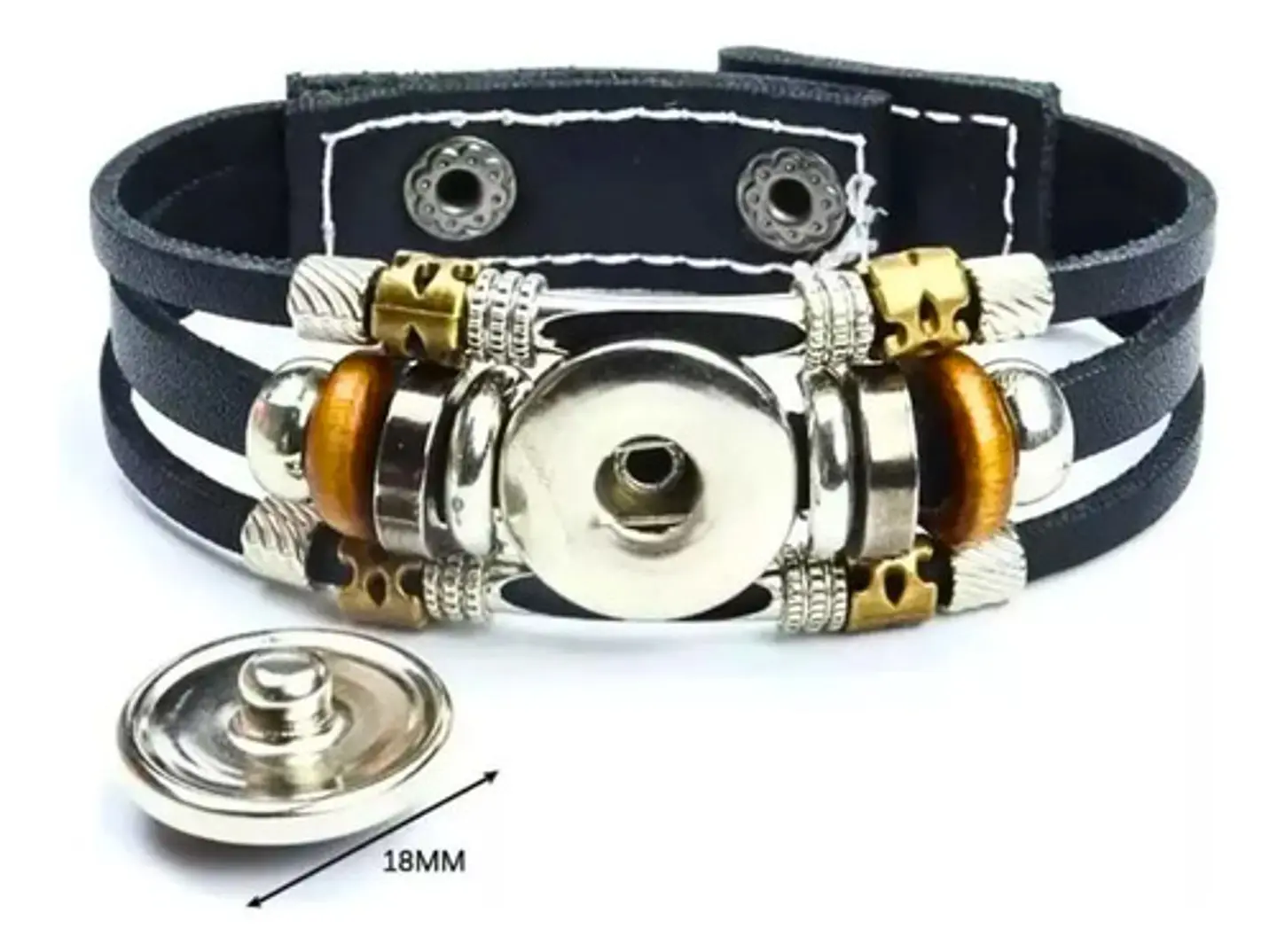 Pulsera Manilla Cuero Profesión Psicología Para Hombre Mujer 4