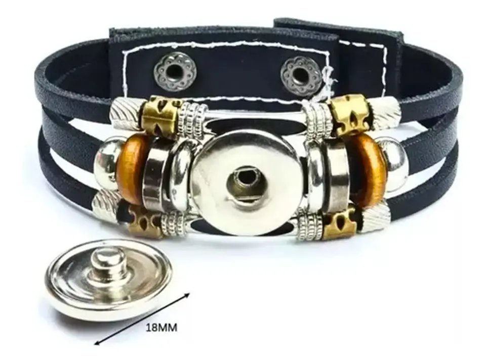 Pulsera Manilla Cuero Profesión Psicología Para Hombre Mujer 4