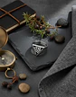 Anillo Acero Color Plata Nordico Vikingo Valknut Para Hombre - Miniatura 5