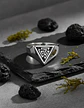 Anillo Acero Color Plata Nordico Vikingo Valknut Para Hombre - Miniatura 8