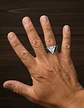 Anillo Acero Color Plata Nordico Vikingo Valknut Para Hombre - Miniatura 9