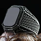 Anillo Color Plata Estilo Árabe Piedra Vintage Hombre Mujer - Miniatura 13