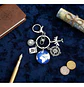 Llavero Cúpula De Cristal Mapa Del Mundo Para Hombre Mujer - Miniatura 4
