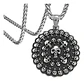 Collar Dije Calavera Skull Cráneo Acero Color Plata Hombre - Miniatura 1