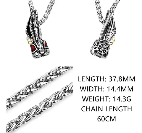 Collar Hombre Y Mujer Con Dije Cabeza De Conejo Color Plata Plateado