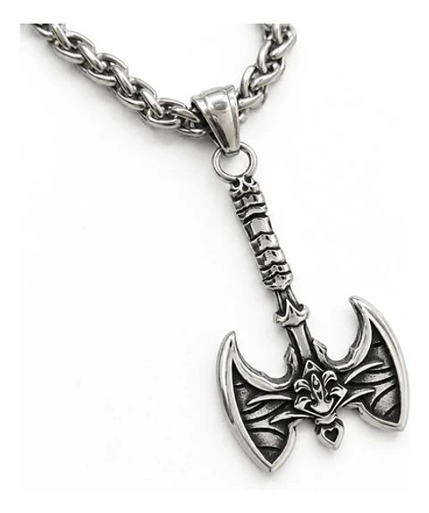 Collar Vikingo Para Hombres Dije Hacha Gótica Neopaganismo
