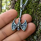 Collar Vikingo Para Hombres Dije Hacha Gótica Neopaganismo - Miniatura 5