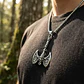 Collar Vikingo Para Hombres Dije Hacha Gótica Neopaganismo - Miniatura 10