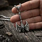 Collar Vikingo Para Hombres Dije Hacha Gótica Neopaganismo - Miniatura 12