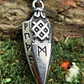 Collar Vikingo Para Hombres Dije Odin's Spear Rune Gungnir - Miniatura 8