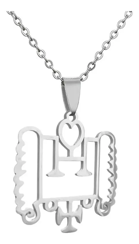Collar Para Hombre Y Mujer Con Dije Sigilo Vapula Nafhula