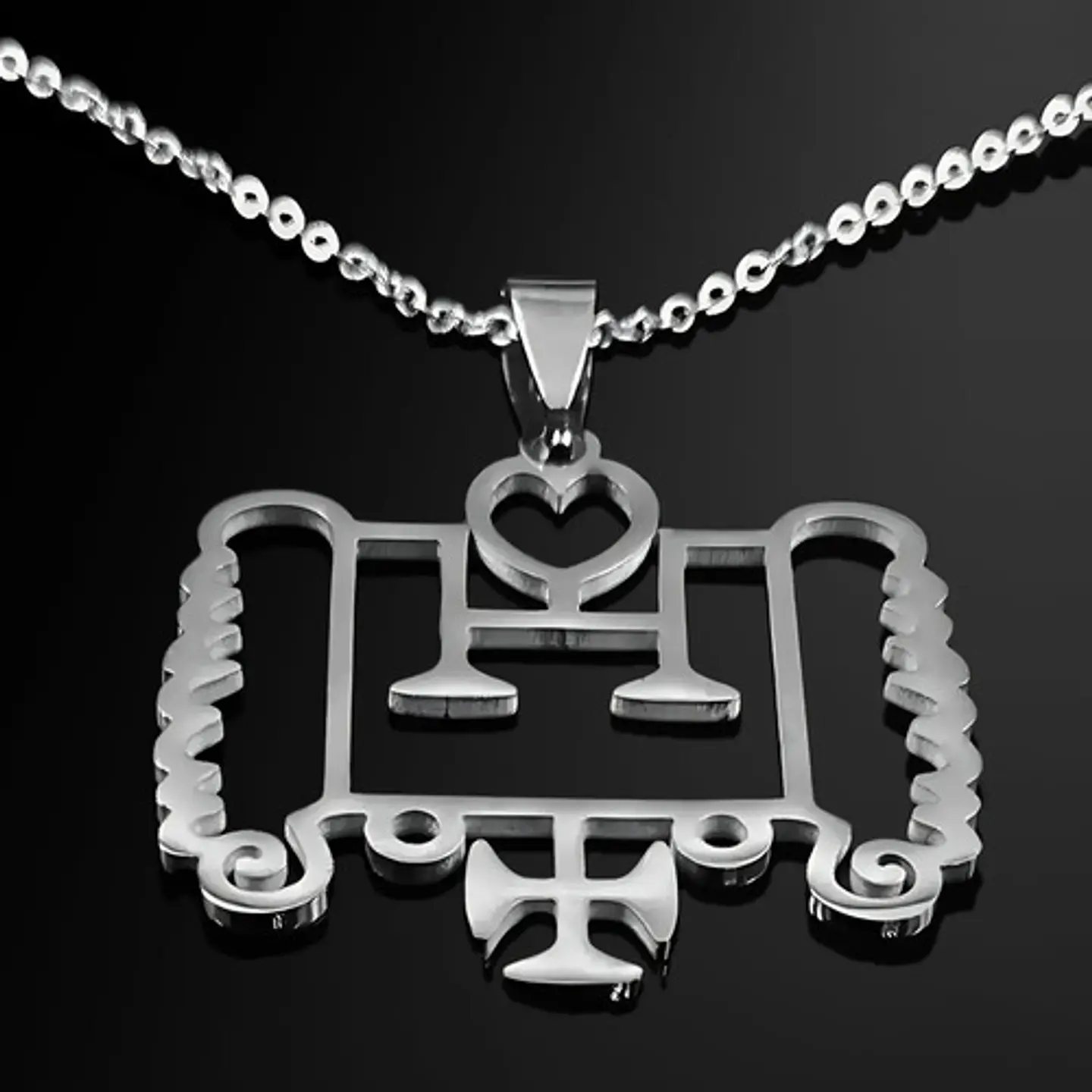 Collar Para Hombre Y Mujer Con Dije Sigilo Vapula Nafhula 5