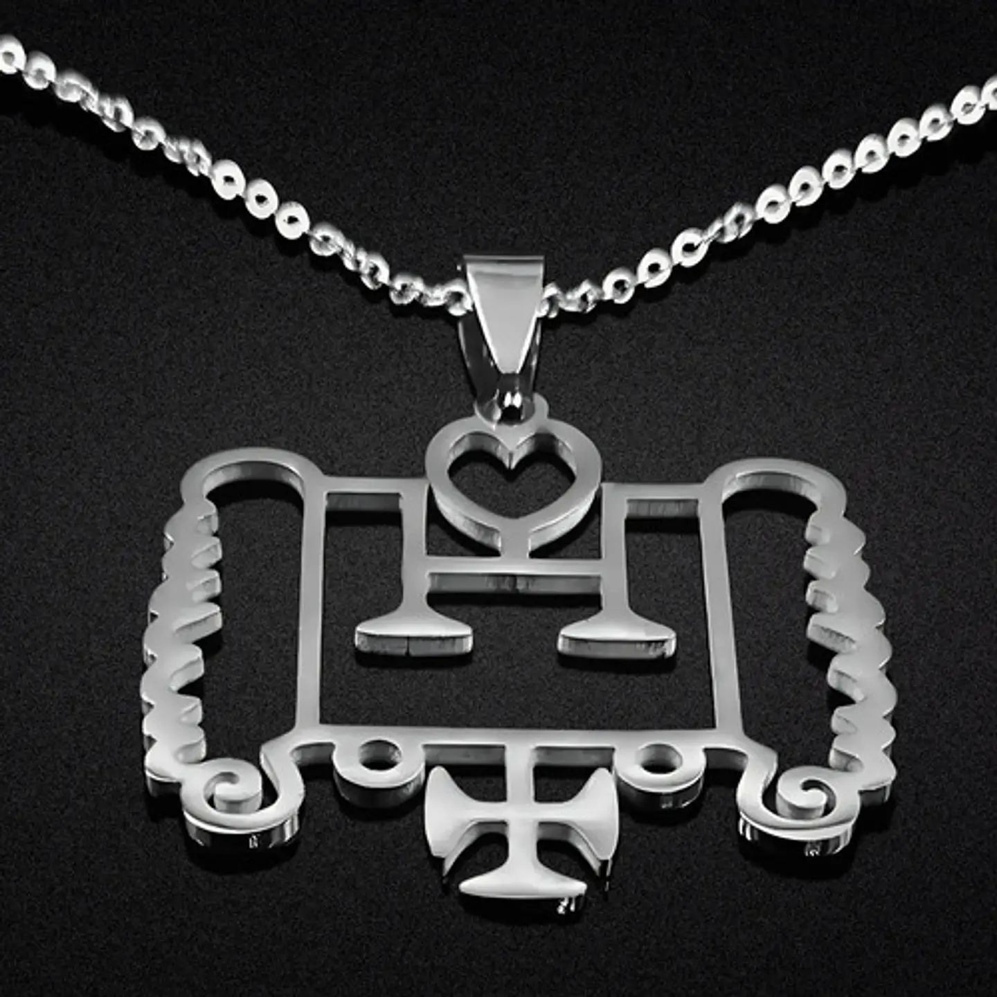 Collar Para Hombre Y Mujer Con Dije Sigilo Vapula Nafhula 6