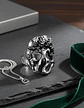 Anillo Acero Color Plata Yggdrasil Vikingo Arbol Para Hombre - Miniatura 5