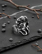 Anillo Acero Color Plata Yggdrasil Vikingo Arbol Para Hombre - Miniatura 6
