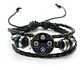 Pulsera Manilla Cuero Control Juego Playstation Hombre Mujer - Miniatura 3