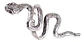 Set De 3 Unids Anillos Ajustable Serpiente Color Plata Mujer - Miniatura 4