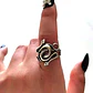 Set De 3 Unids Anillos Ajustable Serpiente Color Plata Mujer - Miniatura 17