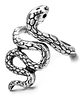 Set De 3 Unids Anillos Ajustable Serpiente Color Plata Mujer - Miniatura 24