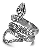 Set De 3 Unids Anillos Ajustable Serpiente Color Plata Mujer - Miniatura 27