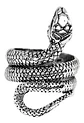 Set De 3 Unids Anillos Ajustable Serpiente Color Plata Mujer - Miniatura 28