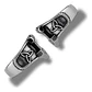 Anillo Acero Color Plata Martillo Thor Vikingo Para Hombre - Miniatura 4
